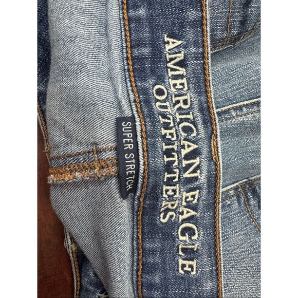 American Eagle Super Stretch Skinny Kick Jeans Size 12 X-Long - Picture 5 of 8